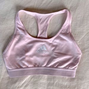 Adidas Baby Pink Sports Bra Women’s Size Small